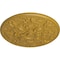 Ekena Millwork Baile Ceiling Medallion (Fits Canopies up to 6"), Hand-Painted Iridescent Gold, 31 1/4"OD x 2 1/4"P CM31BAIGS - alternate 3